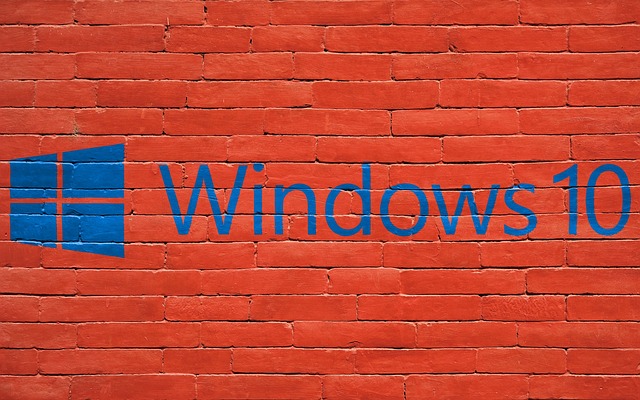 nápis “windows 10”
